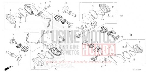 CLIGNOTANT (CRF300LA-ED,2ED) CRF300LAP de 2023